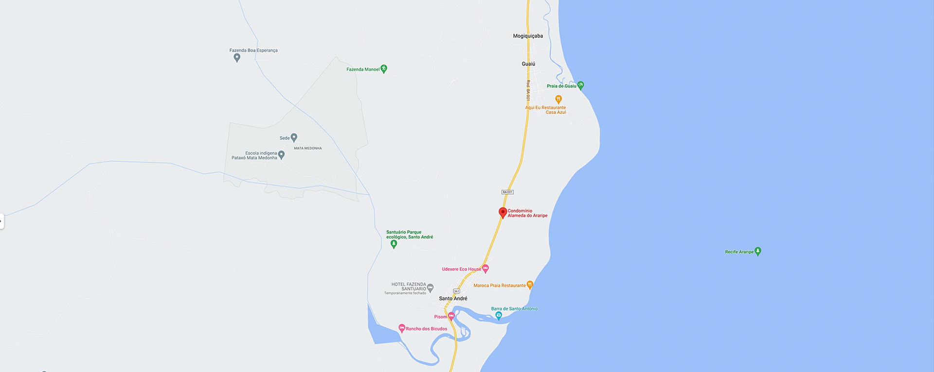 Alameda do Araripe - Lotes pé na areia Bahia - Santo André