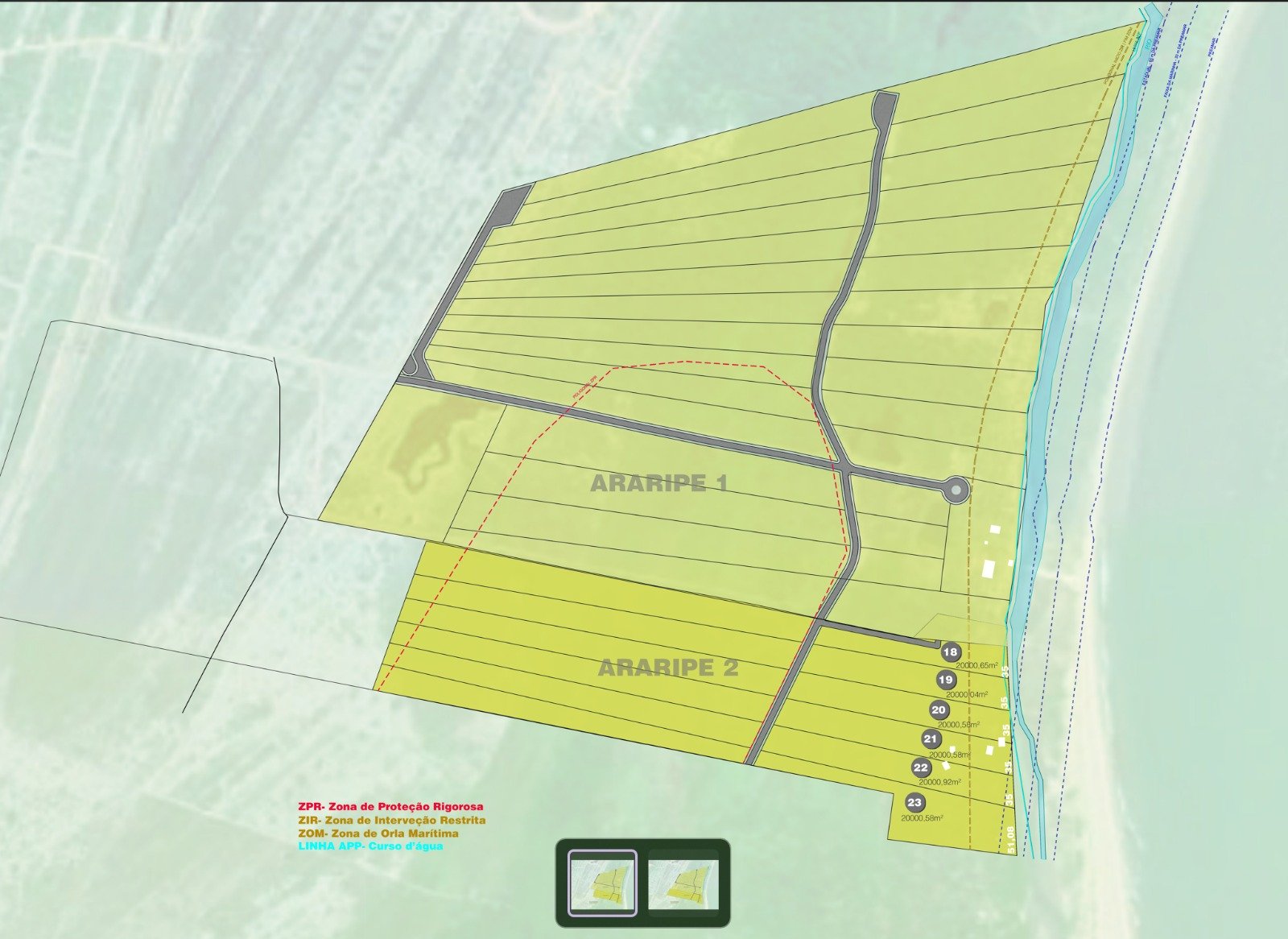 Alameda do Araripe - Lotes pé na areia Bahia - Santo André